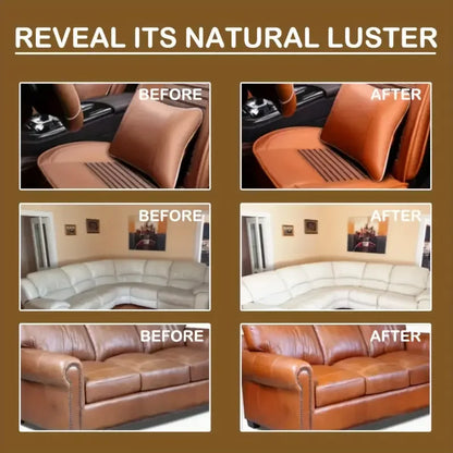 Farienne 32G Leather Renovation Cream: Leather Restoration Polish to Restore Natural Luster for Sofas Bags Car Seats
