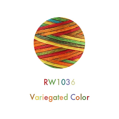 150D 0.8MM Flat Waxed Sewing Thread 260Meters Waxed Thread For Leather Waxed Cord For Leather Craft Hand Stitching Thread
