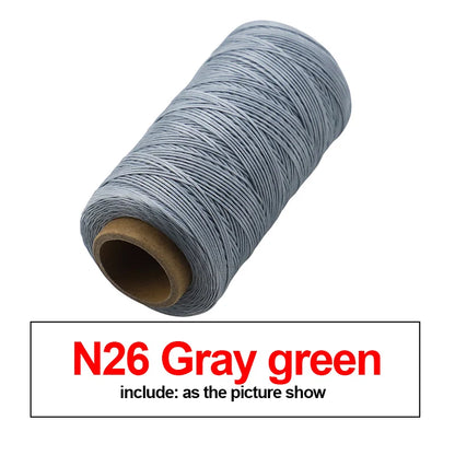 260M 150D Thickness Waxed Thread For Leather Waxed Cord For Diy Handicraft Tool Hand Stitching Thread Flat Waxed Sewing Line