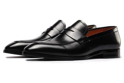 Men Loafer Casual Shoes Calf Leather Waterproofing Materials Formal Dress Shoes Oxfords for Men