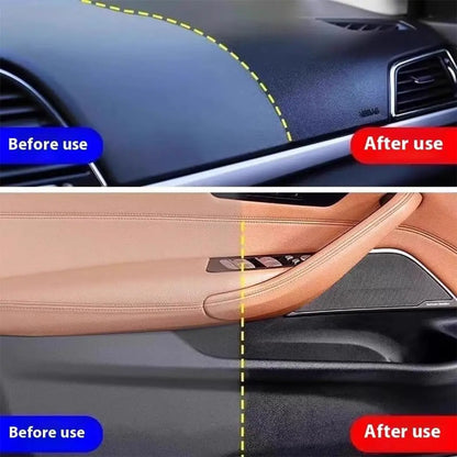 SIKEZHAN Leather Conditioner Balm, Natural Clear Odorless Cream for Car Seats & Interior Care, Nourishing & Non-Greasy