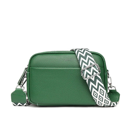 Genuine Leather Handbag For Women Crossbody Bag Cowhide Fashion Shopping Daily Casual Zipper Female Shoulder Bag to Lady gift