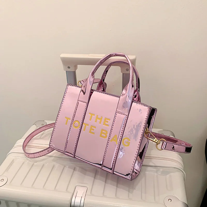 Fashion Brand Shoulder Bags 2026 New Bright leather Women Handbag Leisure travel Lady Mini Crossbody Bag Purse Designer Tote bag