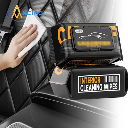 Car Leather Cleaning Wipes Multi-Functional Interior Detailing Leather Conditioning Disposable Cleaning