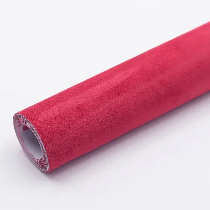 20x30cm-50x150cm Synthetic Leather Self-adhesive Fabric Suede Adhesive Fabrics By Meter Car Interior Door Velvet Cloth DIY Trims