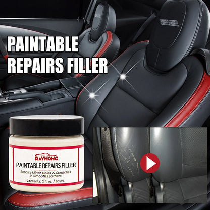 Leather restoring paste 60ml Natural Leather Filler Repair Compound Leather Restoration Cream For Tears Crack Burns Holes Filler