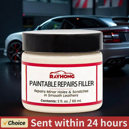 60ml Leather Filler Repair Compound Leather Restoration Cream Car Leather Conditioner Cleaner Car Repair Scratches Cracks