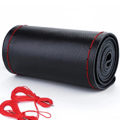 Car Steering Wheel Braid Cover Needles And Thread Artificial Leather A variety of Styles DIY Texture Soft Auto Accessories