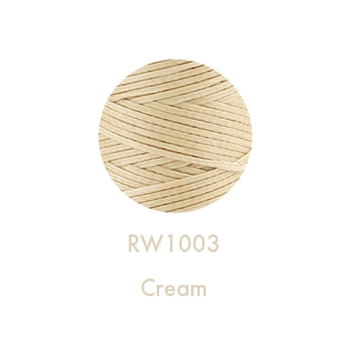 150D 0.8MM Flat Waxed Sewing Thread 260Meters Waxed Thread For Leather Waxed Cord For Leather Craft Hand Stitching Thread