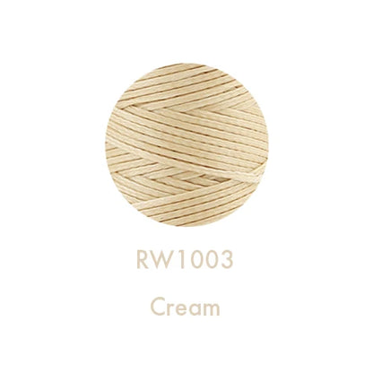 150D 0.8MM Flat Waxed Sewing Thread 260Meters Waxed Thread For Leather Waxed Cord For Leather Craft Hand Stitching Thread
