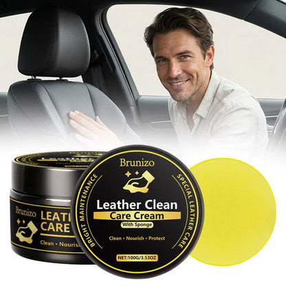 SoftnessBestselling Car Interior Leather Cleaning&Maintenance Set for Rejuvenating Softness Multifunctional Leather Cleaning
