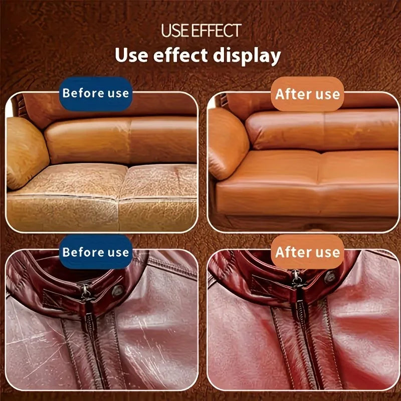 Leather Care – Deep Repair & Protection for Car Seats, Sofas, Jackets, Shoes, Bags & Clothing, Restores Shine & Extends Lifespan