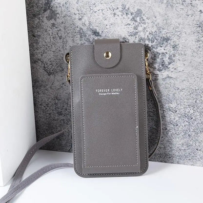 Women Bags Soft Leather Wallets Touch Screen Cell Phone Purse Crossbody Shoulder Strap Handbag For Female Cheap Women's Bags