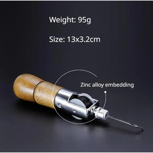 DIY Hand Sewing Machine Waxed Thread for Leather Leather Sewing Tool Leather Craft Edge Stitching Belt Strips Shoemaker Tools