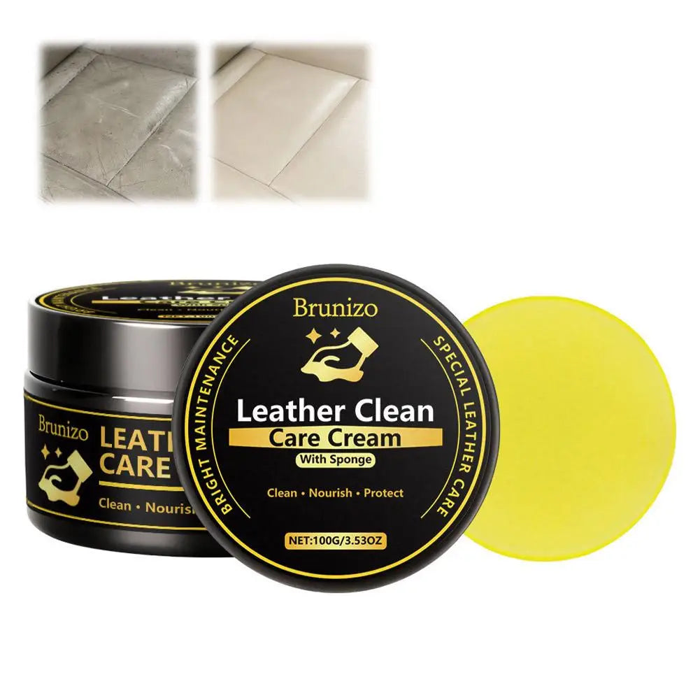 SoftnessBestselling Car Interior Leather Cleaning&Maintenance Set for Rejuvenating Softness Multifunctional Leather Cleaning