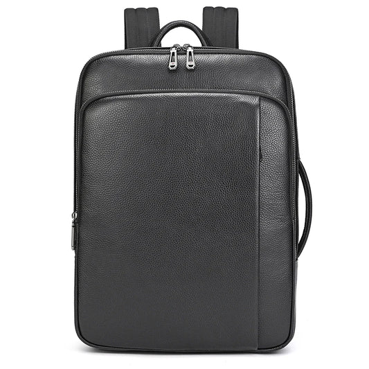 Luufan Business Leather Backpack For Men Male Genuine Leather Laptop Backpack 14 Inch Laptop School Bag School Bag Travel Bag