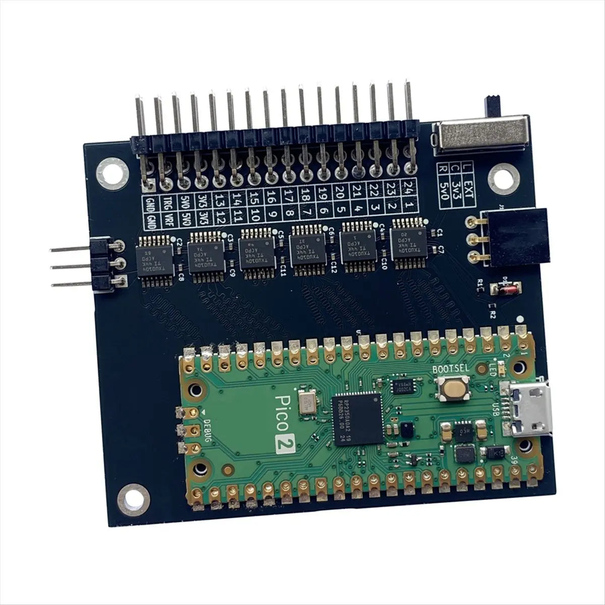 （Limited Stock）Logic Analyzer V6.0 RP2350 2 400MHz 24 Channel Logic Analyser Software is Available for , OSX and Linux