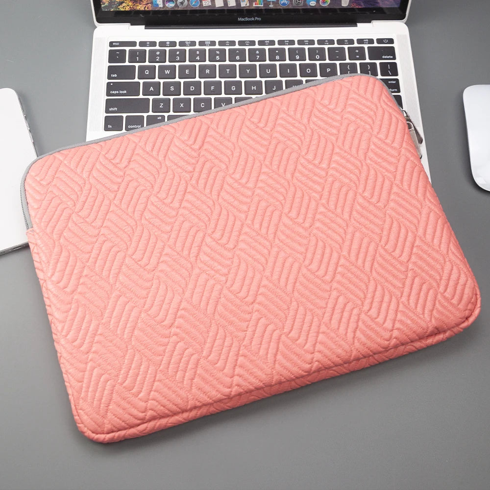 13/14/15/16 Inch Fashionable leather laptop bag For Laptop Cover for MacBook Air Pro Tablet Pouch Bag Fashion Notebook Soft Case