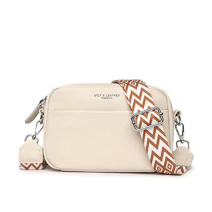 Genuine Leather Handbag For Women Crossbody Bag Cowhide Fashion Shopping Daily Casual Zipper Female Shoulder Bag to Lady gift