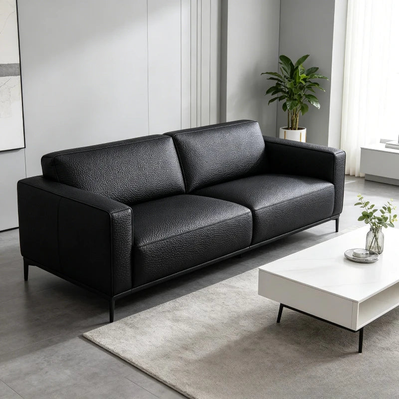 PU Litchi Grain Leather Fabric Waterproof Faux Leather Upholstery Material for Headboard Sofa Furniture DIY Craft