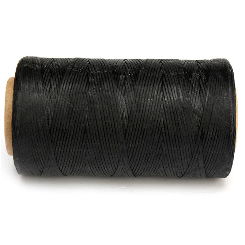 Durable 240 Meters 1mm 150D Leather Waxed Thread Cord DIY Craft Tool Hand Stitching Thread Bookbinding Wallet Sewing Supplies