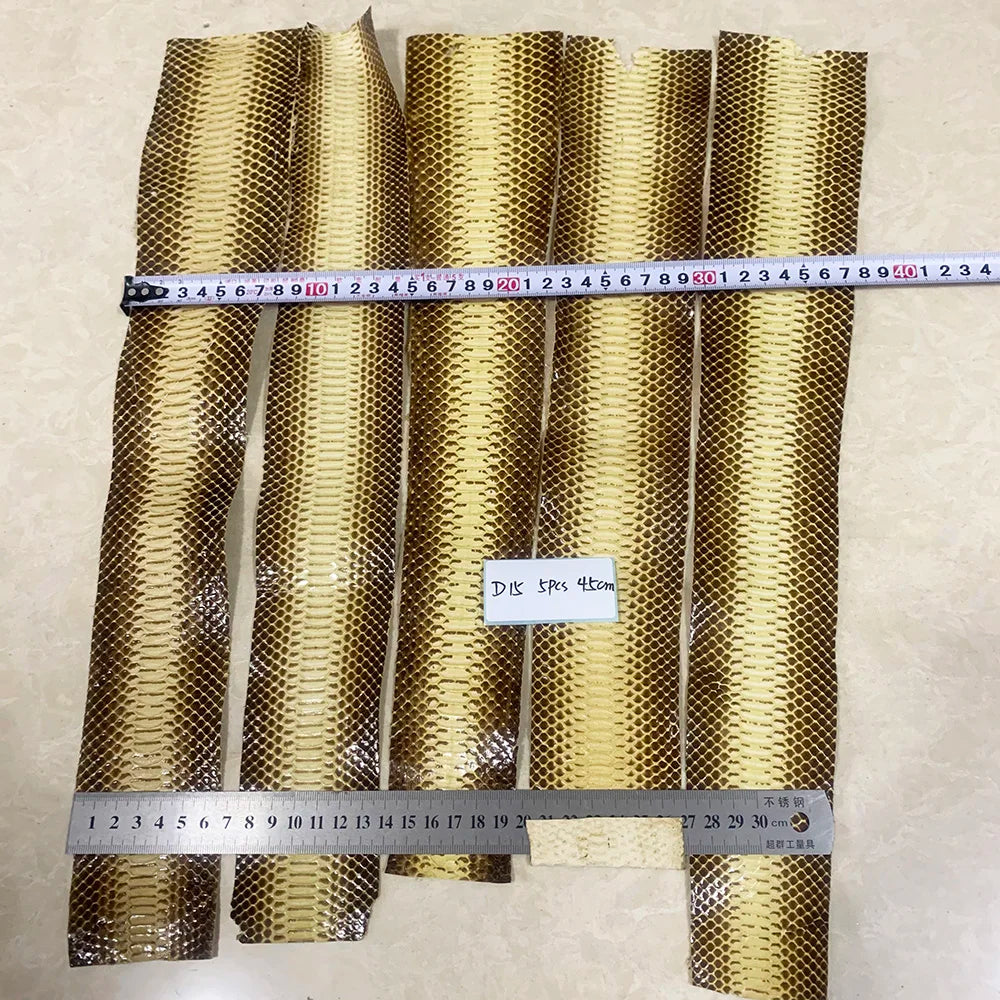 Leather Snake Skin for Phone Case and Belt DIY,Handmade Watch Strap Making Materials, Color Series, Special Offer