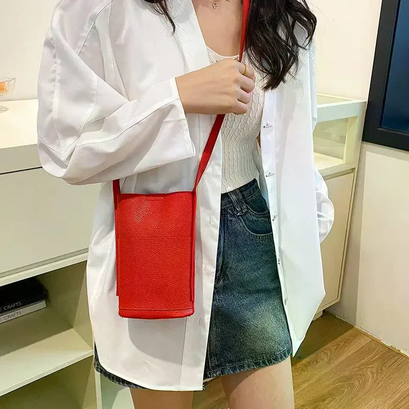 Women Handbags PU Leather Hasp Shoulder Bags Large Capacity Crossbody Bags For Female Solid Flap Portable Phone Purse