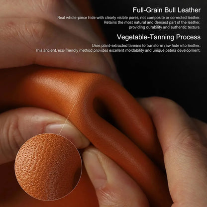 WUTA 3 Square Feet Irregular Colored Vegetable Tanned Cowhide Leather Piece DIY Full Grain Waxed Genuine Leather