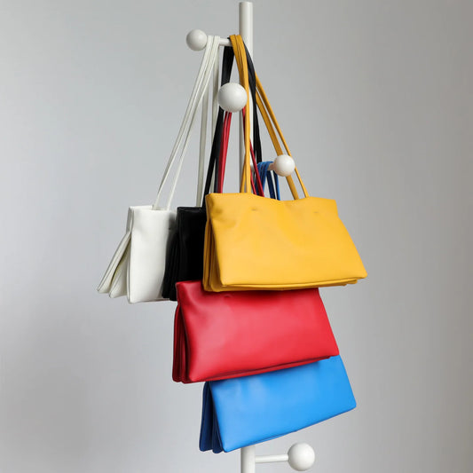 Women's Bag 2026 Summer New Style Simple Style Soft Real Leather Organ Underarm Bag Shoulder Bag