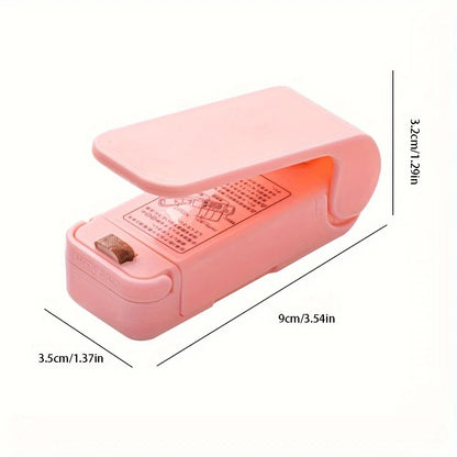 Mini Heat Bag Packaging Sealer Portable Plastic Bag Clip Sealing Machine Food Storage Seal Snack Sealing Kitchen Gadgets