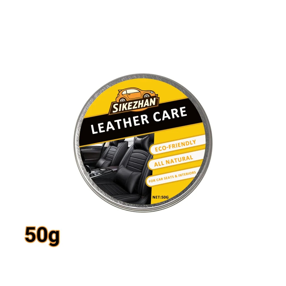 100G Car Leather Care Balm Eco Friendly Natural Conditioner for Auto Seats Interior Restorer Protection Cream SIKEZHAN