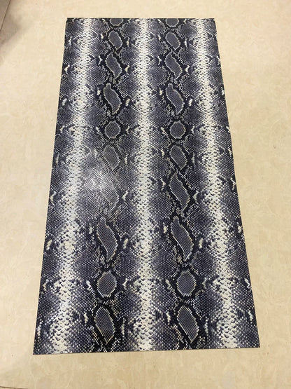 30x60cm Embossed Python Head Leather Cowhide Embossed Leather Handmade DIY Leather Handmade Leather Fabric Various Colors
