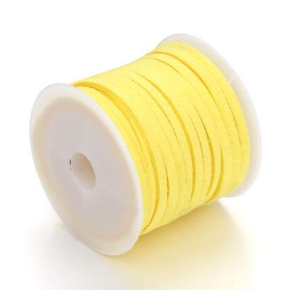 5m/Lot 2.7mm Korean Suede Leather Cord Flat Velvet Faux Thread Rope For DIY Crafts Clothing Accessories Ornament Making Supplies