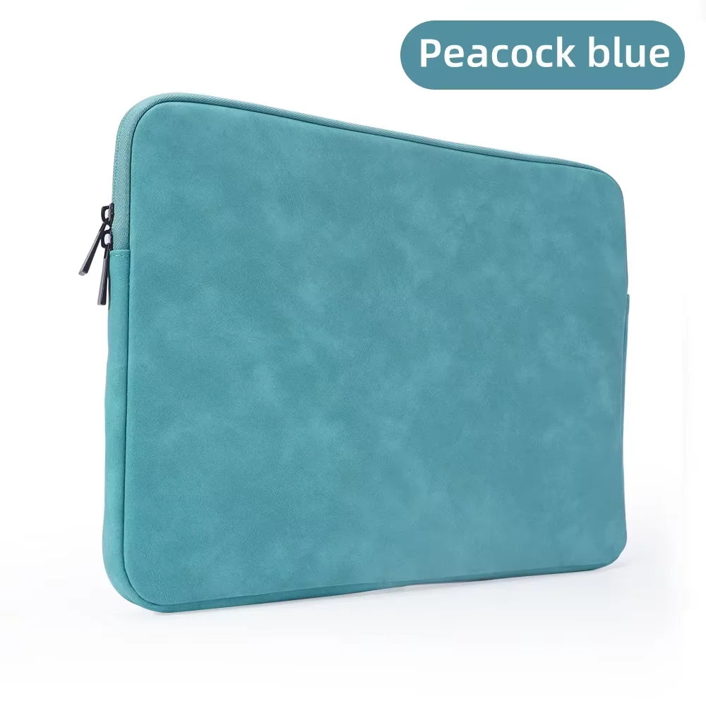 11 13 14 15 Inch Laptop PU Leather Protective Tablet Bag Computer Pouch Case Storage Bags Slim Laptop Sleeve for Macbook Perfect