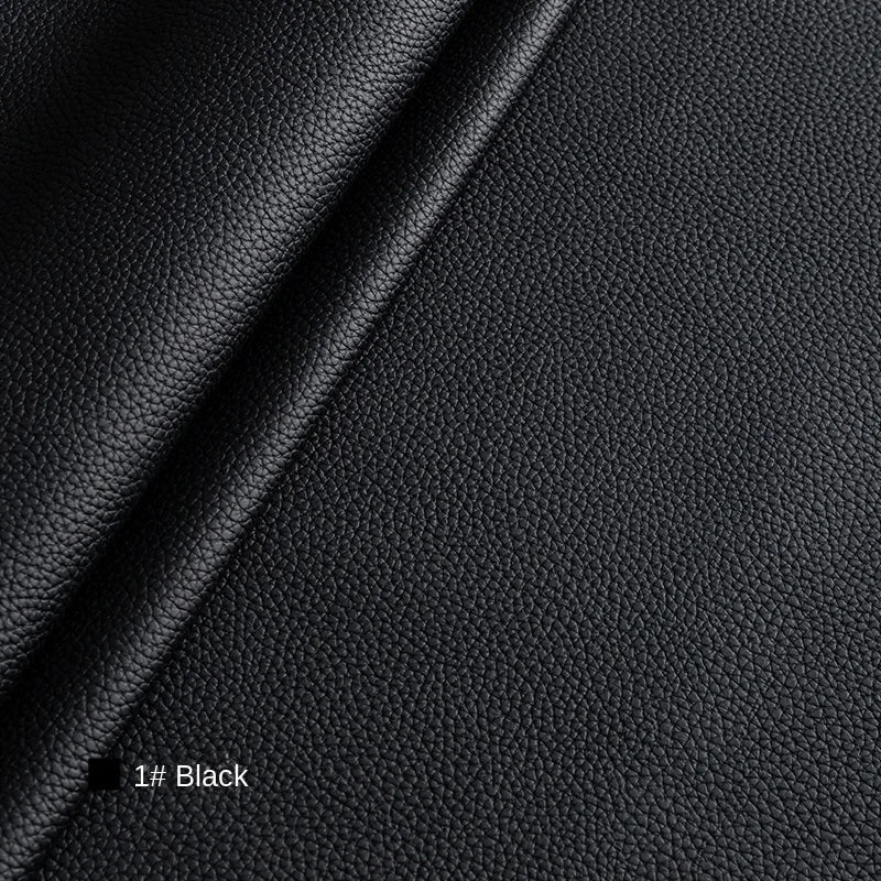 Litchi Textured PU Leather Fabric Thickened for Sofa Car Seats Designer Handmade Diy Sewing Material Cloth By The Meter