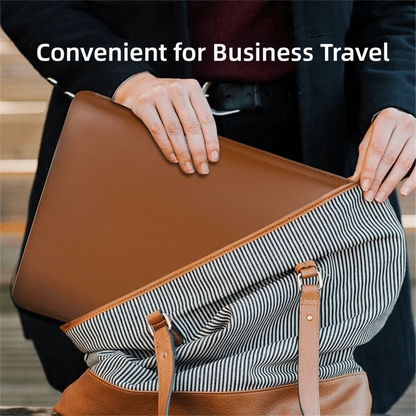 13 14 15 Inch Laptop Sleeve Carring Case PU Leather Water and Splash Proof Notebook Case for Lenovo Dell Laptop Bag