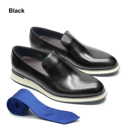 Classic Genuine Leather Men's Loafer Sneaker Shoes Good Quality Luxury Handmade Social Casual Business Original Dress Shoes Man