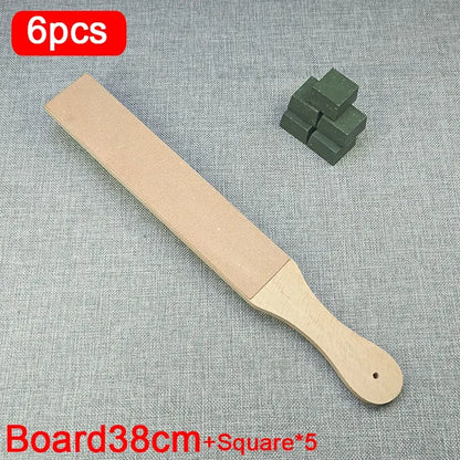 Leather for Knife Sharpening with Polishing Compound - Double Sided Stropping Leather : Knife for Wood Carving and Woodworking.