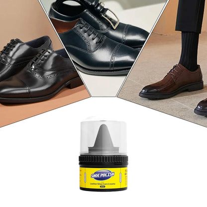Leather cream leather care agent 50ml leather shoe care cream colorless shoe wax car leather care and interior cleaner