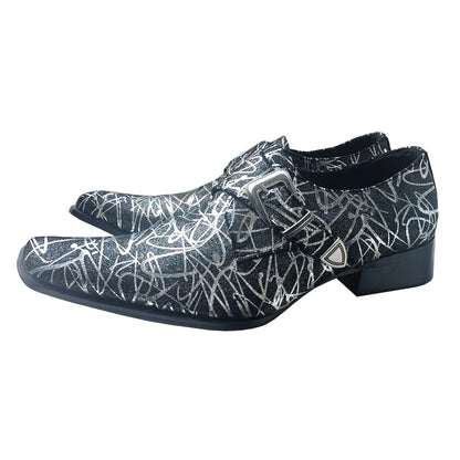 Summer Leather Shoes Men's Pointed Toe Youth Business Men's Shoes Spring and Summer New Men's British Casual Shoes