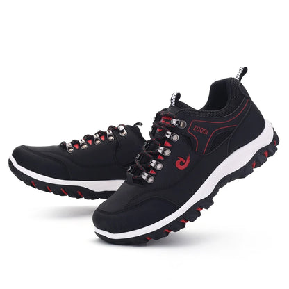 Men's leather Casual Shoes, Men's Sports Shoes, Spring,Autumn,Winter Shoes, Men's Tennis lightweight Wear-resistant Hiking Shoes