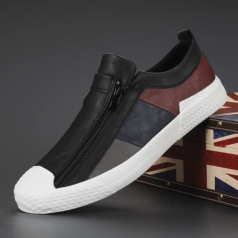 2025Leather Casual Shoes for Men Shoes Design Sneakers Man Comfortable Leather Shoes Men Loafers Hot Sale Moccasins Driving