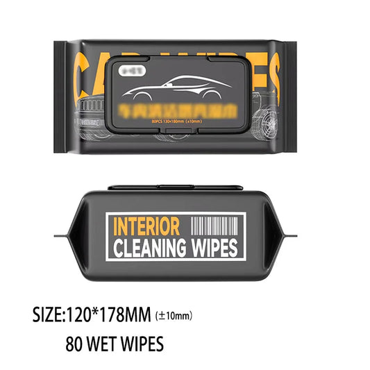 Car Leather Cleaning Wipes Multi-Functional Interior Detailing Leather Conditioning Disposable Cleaning