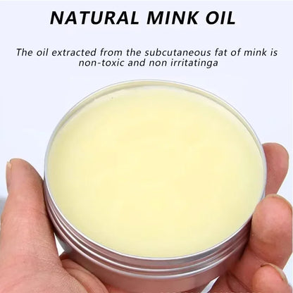 Car Leather Cleaning cream Seat Maintenance Care Oil Leather Restoration Mink Oil Cream Leather Sofa car Interior Polishing