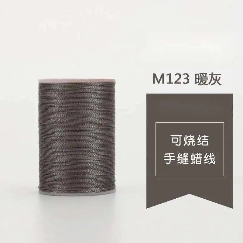Hand High Quality Durable 0.35/0.45/0.55mm Leather Waxed Flat Wax Thread Cord For DIY Handicraft Tool Stitching Thread