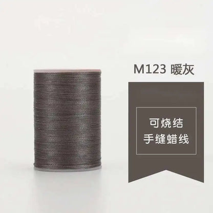 Hand High Quality Durable 0.35/0.45/0.55mm Leather Waxed Flat Wax Thread Cord For DIY Handicraft Tool Stitching Thread