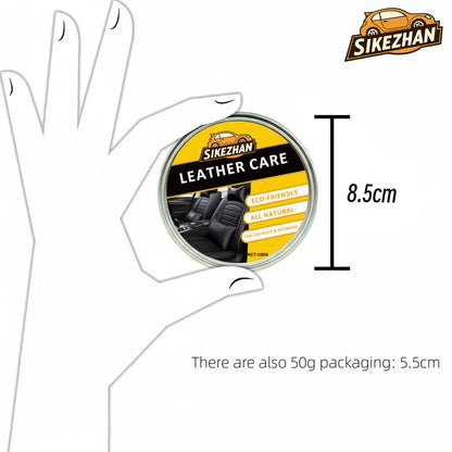100G Car Leather Care Balm Eco Friendly Natural Conditioner for Auto Seats Interior Restorer Protection Cream SIKEZHAN