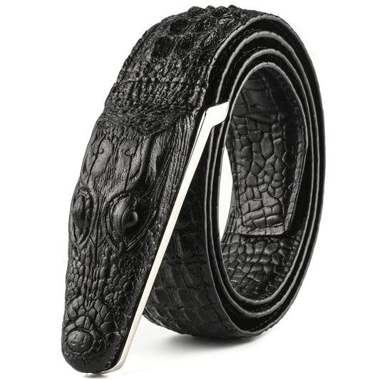 Plyesxale Brand Mens Belts Luxury Leather Designer Belt Men High Quality Ceinture Homme Crocodile Cinturones Hombre 2025 B2