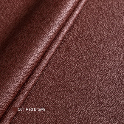 Litchi Textured PU Leather Fabric Thickened for Sofa Car Seats Designer Handmade Diy Sewing Material Cloth By The Meter