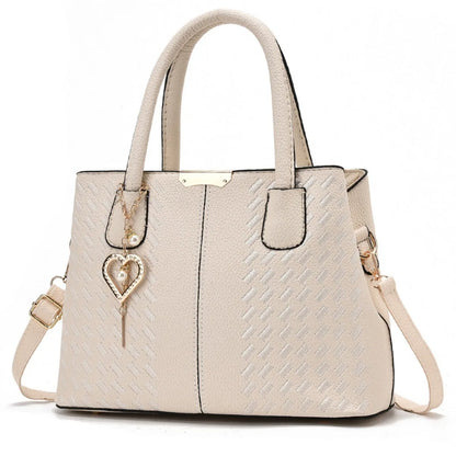 New shoulder Bag leather Women's luxury designer handbag for 2025 women European and American retro cross body Tote bags